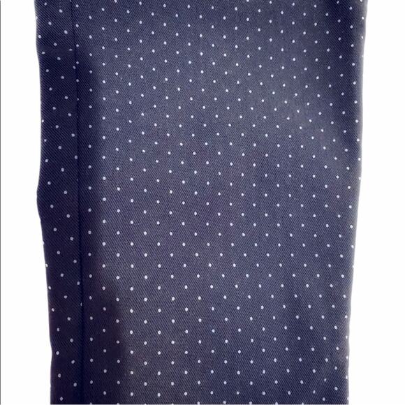 OVI Small Blue & White Polka Dots Straight Leg Skinny Pants - Picture 4 of 13
